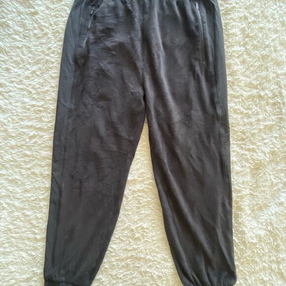 Zyia Active Fleece Joggers Black - Picture 3 of 10